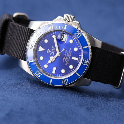 SUBMARINER DATE 40 CERAMIC BEZEL TEXTILE