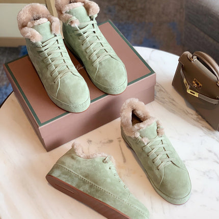 LP WINTER NUAGES SNEAKERS MINT LAMBSKIN