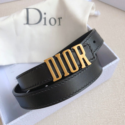 DIOR 25S BELT 30 MM IN BLACK CALFSKIN 613179