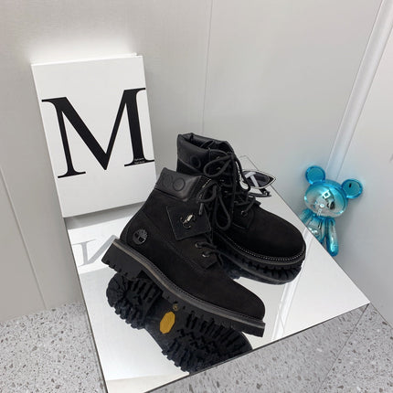 JIMMY CHOO 26S ANKLE BOOTS IN BLACK SUEDE WITH METAL TAG