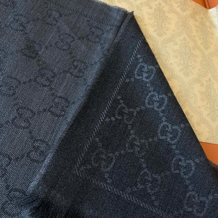 GUCCI 25S SCARF 180 IN WOOL 644858
