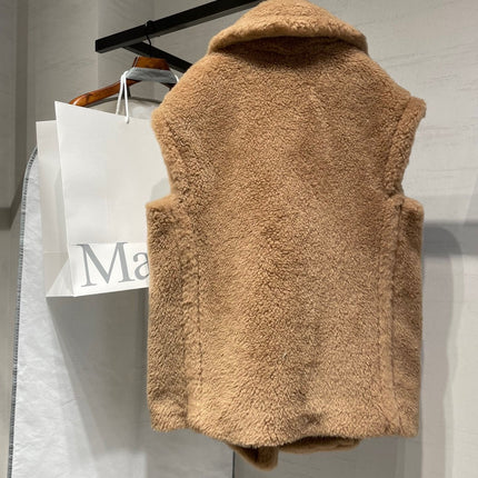 MAX MARA 25S SLEEVELESS TEDDY VEST 89550