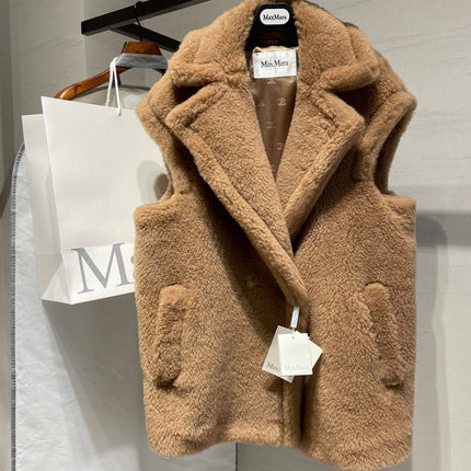 MAX MARA 25S SLEEVELESS TEDDY VEST 89550