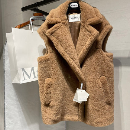 MAX MARA 25S SLEEVELESS TEDDY VEST 89550