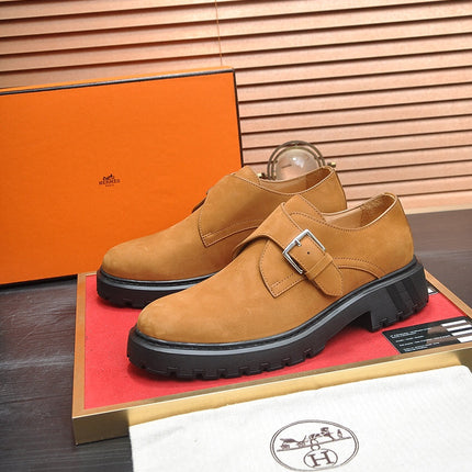 HM MONK STRAP BRONZE SUEDE