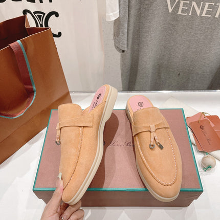 LP CHARMS WALK BABOUCHE LOAFERS CANTALOUPE SUEDE