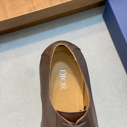 CD POINED TOE LONDON OXFORD CEDAR CALFSKIN