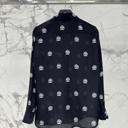 CELINE 26S SILK SHIRT 654
