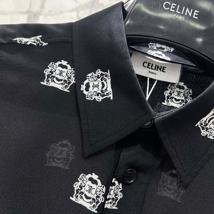 CELINE 26S SILK SHIRT 654