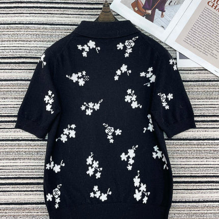 CHANEL 26S SHORT-SLEEVE KNIT TOP 951