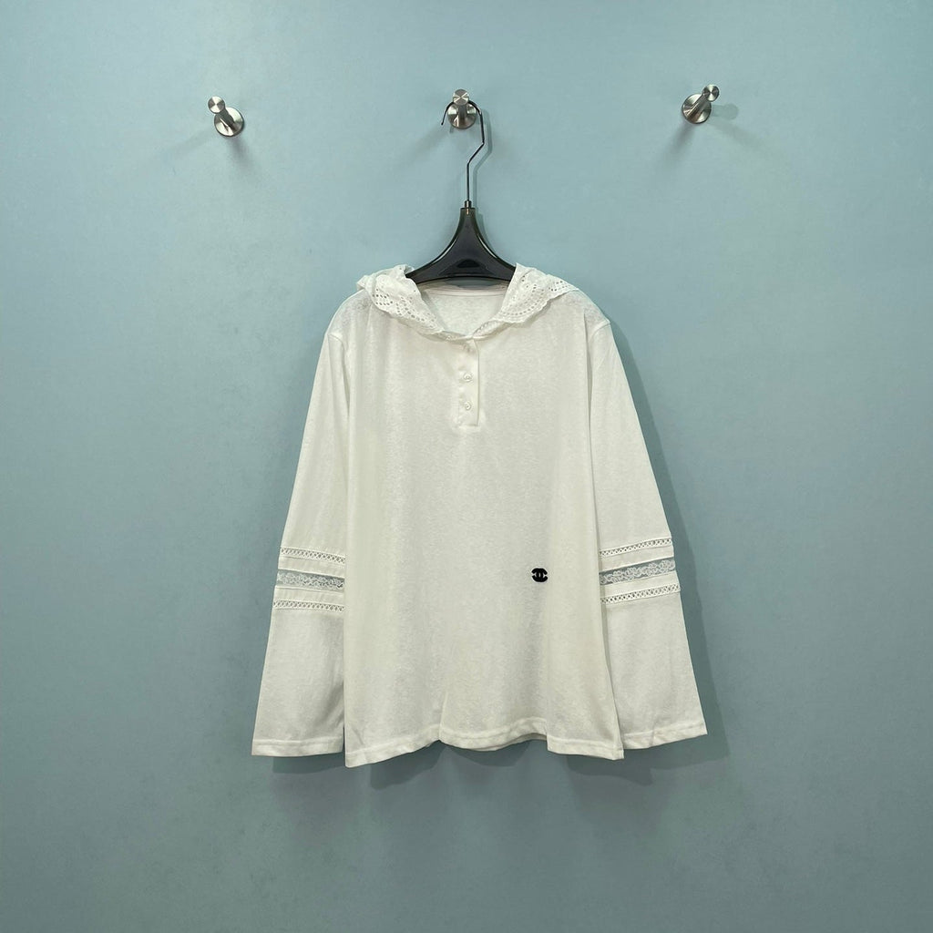 26S HOODED LONG SLEEVE TOP 1531