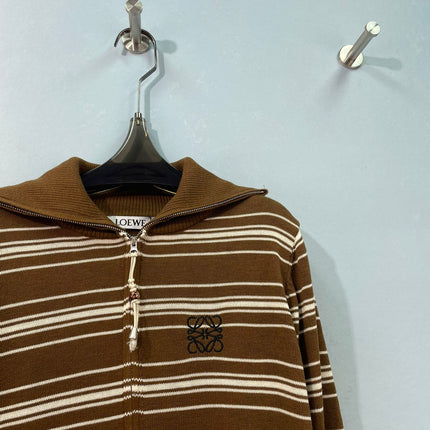 LOEWE 26S ZIP-UP KNIT CARDIGAN 722