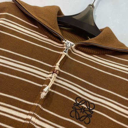 LOEWE 26S ZIP-UP KNIT CARDIGAN 722