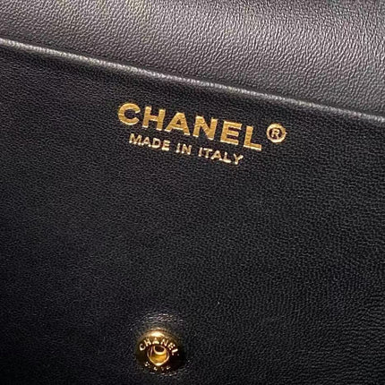 CHANEL 26S CLASSIC FLAP BAG IN BLACK VELVET SUEDE