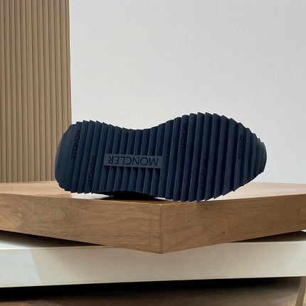 MONCLER 26S SNEAKERS IN BLACK SUEDE