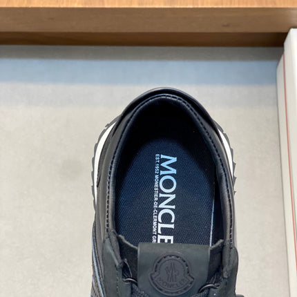 MONCLER 26S SNEAKERS IN BLACK SUEDE