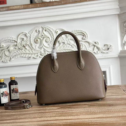 HM 26S BOLIDE HANDBAG 25 IN GRAINED CALFSKIN