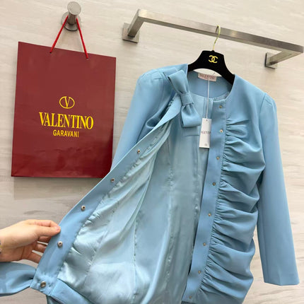VALENTINO 26S LONG SLEEVED BODYCON DRESS 221026