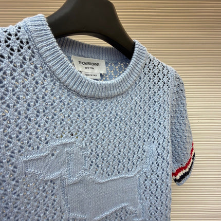 THOM 26S SHORT-SLEEVED KNIT TOP STYLE 155