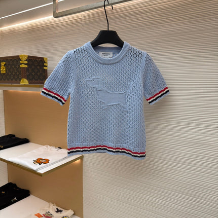 THOM 26S SHORT-SLEEVED KNIT TOP STYLE 155