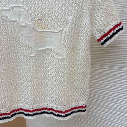 THOM 26S SHORT-SLEEVED KNIT TOP STYLE 156