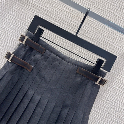 PRADA 26S PLEATED SKIRT 633