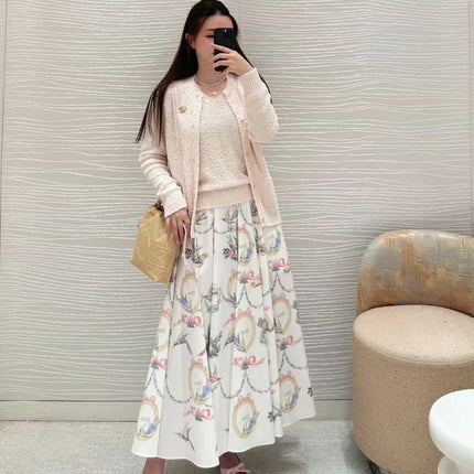 DIOR 26S PRINT MAXI SKIRT 1705