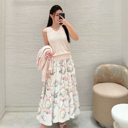 DIOR 26S PRINT MAXI SKIRT 1705