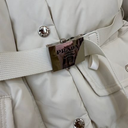 PRADA 26S HOODED DOWN PUFFER JACKET 1322