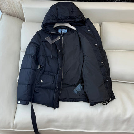 PRADA 26S HOODED DOWN PUFFER JACKET 1324