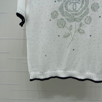 CHANEL 26S SHORT-SLEEVED KNIT SHIRT STYLE 1165
