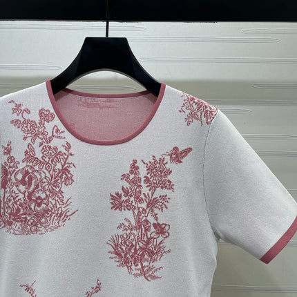 DIOR 26S SHORT-SLEEVE KNIT DRESS 1359