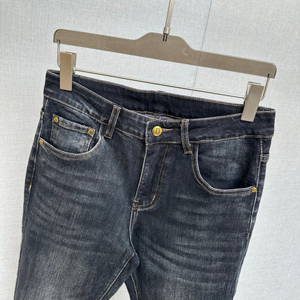 BLACK DENIM JEANS FEATURING THE DIOR OBLIQUE MOTIF ON BACK POCKET