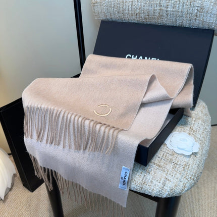 CHANEL 26S SCARF 180 IN CASHMERE 509063