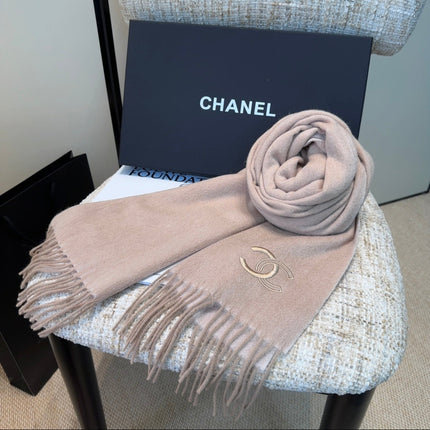 CHANEL 26S SCARF 180 IN CASHMERE 509063