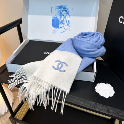CHANEL 26S SCARF 180 IN CASHMERE 510896