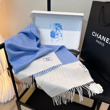 CHANEL 26S SCARF 180 IN CASHMERE 510896
