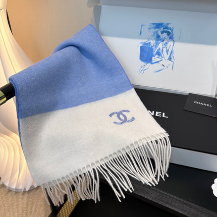 CHANEL 26S SCARF 180 IN CASHMERE 510896