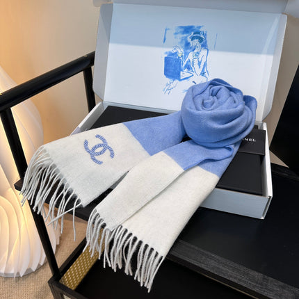 CHANEL 26S SCARF 180 IN CASHMERE 510896