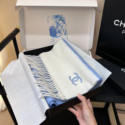 CHANEL 26S SCARF 180 IN CASHMERE 510896