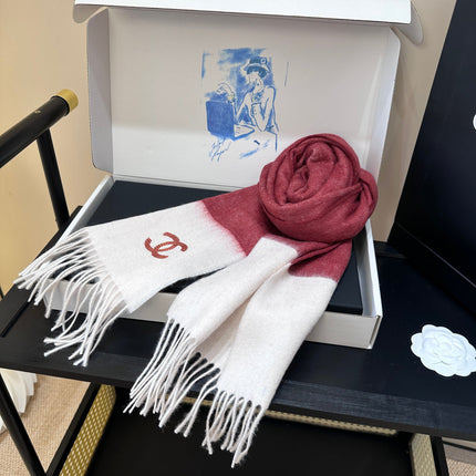 CHANEL 26S SCARF 180 IN CASHMERE 510897