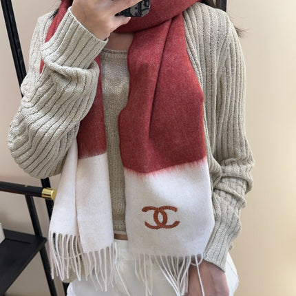 CHANEL 26S SCARF 180 IN CASHMERE 510897