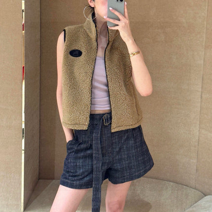 BURBERRY 25S TEDDY FLEECE VEST 0016