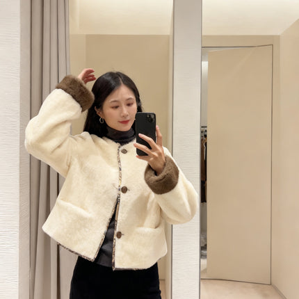 HERMES 25S REVERSIBLE FUR JACKET 473