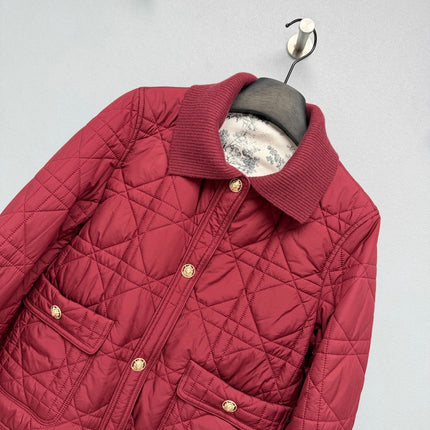 DIOR 26S QUILTED KNIT-COLLAR JACKET 1656