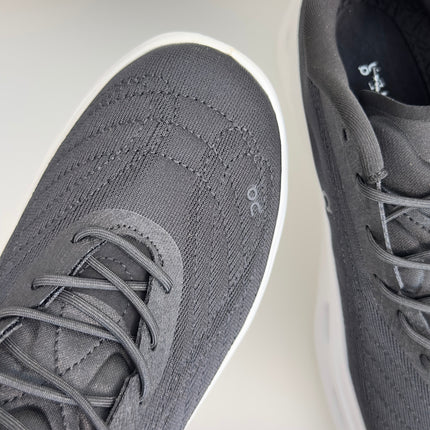 LOEWE 26S CHUNKY SOLE LACE UP SNEAKERS 45MM IN BLACK AND WHITE MESH FABRIC