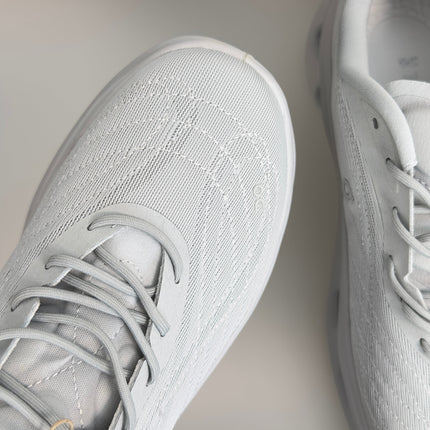 LOEWE 26S CHUNKY SOLE LACE UP SNEAKERS 45MM IN LIGHT GRAY MESH FABRIC