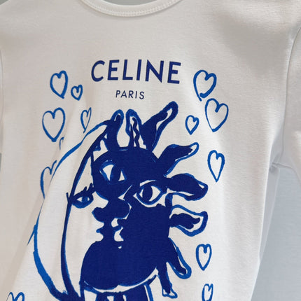 CELINE 26S SHORT-SLEEVE CREWNECK T-SHIRT 731