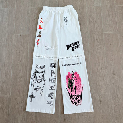 CHROME HEARTS 26S WIDE-LEG PANTS 001