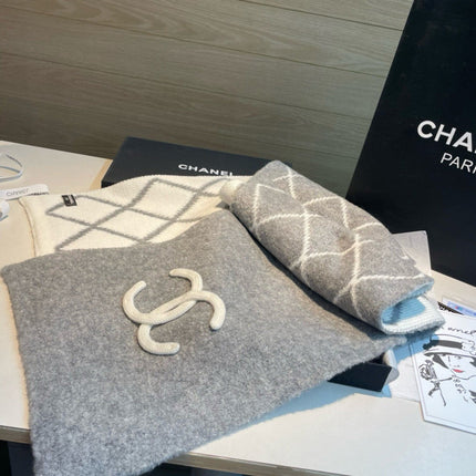 CHANEL 25S SCARF 180 IN CASHMERE 883364